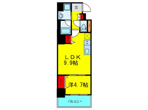 藤の邸　京町堀の物件間取画像